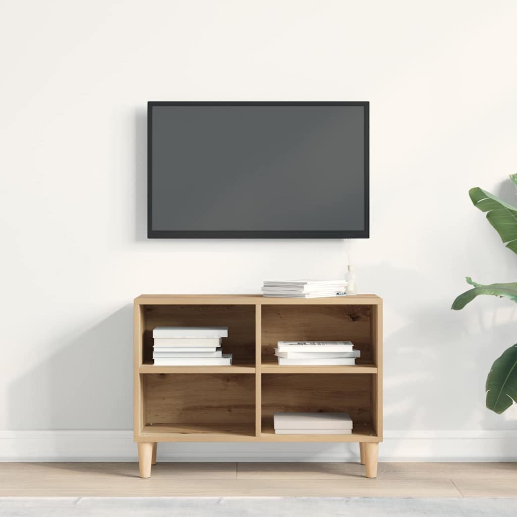 TV Cabinet Brown 69.5 x 30 x 50 cm Engineered wood